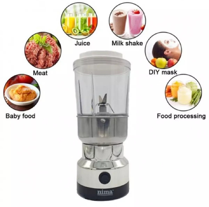 Picture of Nima Electric 2 in 1 Blender and Grinder, High Quality Heavy Duty Blender and Mixer Grinder 