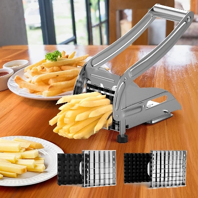 Picture of Potato Chipper Slicer Chip Cutter Chopper Maker French Fries Stainless Steel 