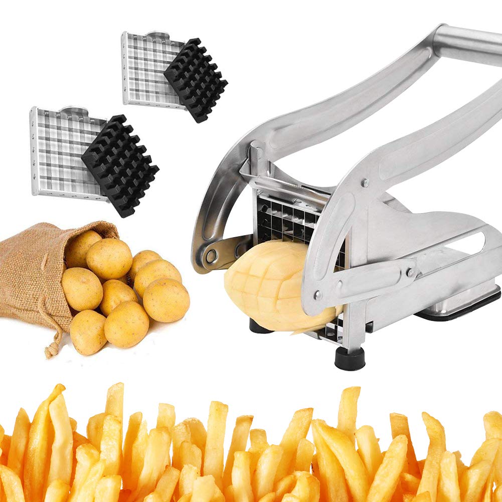 Picture of Potato Chipper Slicer Chip Cutter Chopper Maker French Fries Stainless Steel 