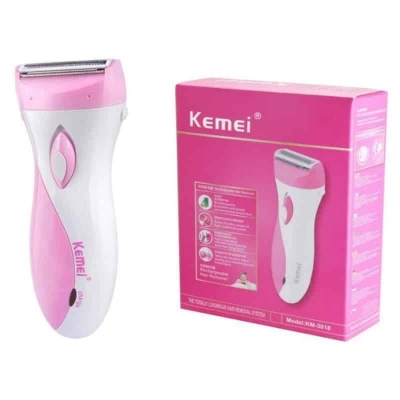 Picture of Kemei_ KM-3018 Electric Waterproof Shaver Bikini Underarm Body Lady Epilator Hair Removal Trimmer for women 