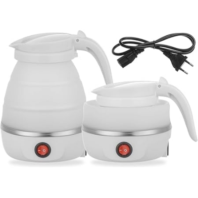 Picture of Electric Travelling Folding Kettle Silicone Foldable Water Kettles Compression Leak Proof Portable Mini Kettle 