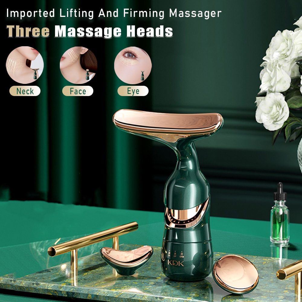 Picture of 4D Multi-Functional 3 In 1 Facial Lifting Device Neck Eye Massage Face Slimmer Beauty Skin Tightening Anti Aging 