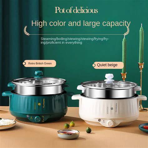 Picture of Prestige Electric Multicooker Multifunctional Rice Cooker Frying Pan Non-stick Cookware Multi Soup Hotpot for Kitchen 