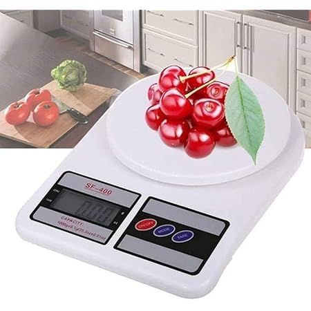 Picture of Kitchen Weight Scale Machine Digital Kitchen Weight Machine Model SF400 Weight Machine Mini Weight Measuring Scale With Digital Display 