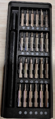 Picture of Sky- 24-in-1 Precision Screwdriver Set with 24 Alloy S2 Steel Bits,Repair Tool Kit for Laptop,Smartphone,iPhone,Camera, Electronics Devices etc Black