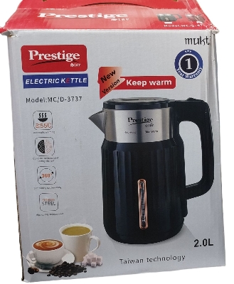 Picture of Prestige 2 Liter Electric Kettle | Fast Boil Stainless Steel, Automatically turns off when water boils Multicolor