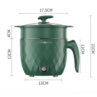 Picture of Multi -Mini -Electric Rice Cooker Cooking 1.8 L. Non-Stick Cooker With Steamer 