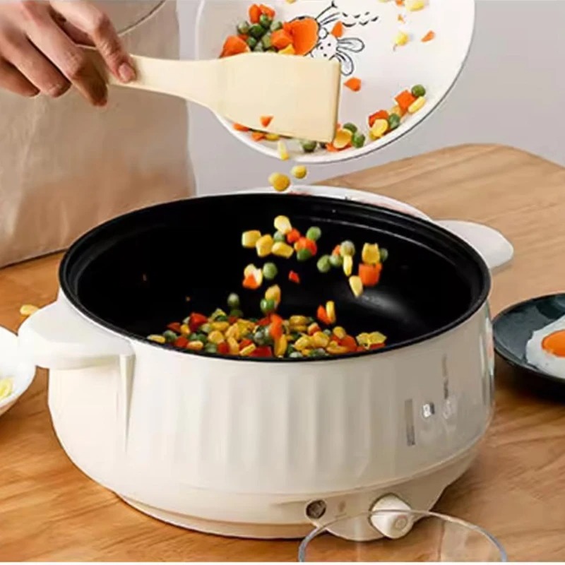Picture of Prestige Electric Multicooker Multifunctional Rice Cooker Frying Pan Non-stick Cookware Multi Soup Hotpot for Kitchen 5.2 L White