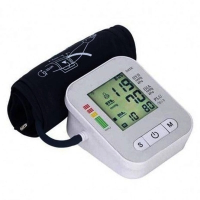 Picture of Digital Blood Pressure Machine BP Machine Accurate BP Check Machine White
