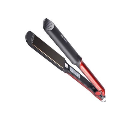 Picture of Kemei KM 531 Professional Hair Straightener Wet Dry Ceramic Coating Electric Hair Straightener Fast Heating Styling Tool Black Red Multicolor