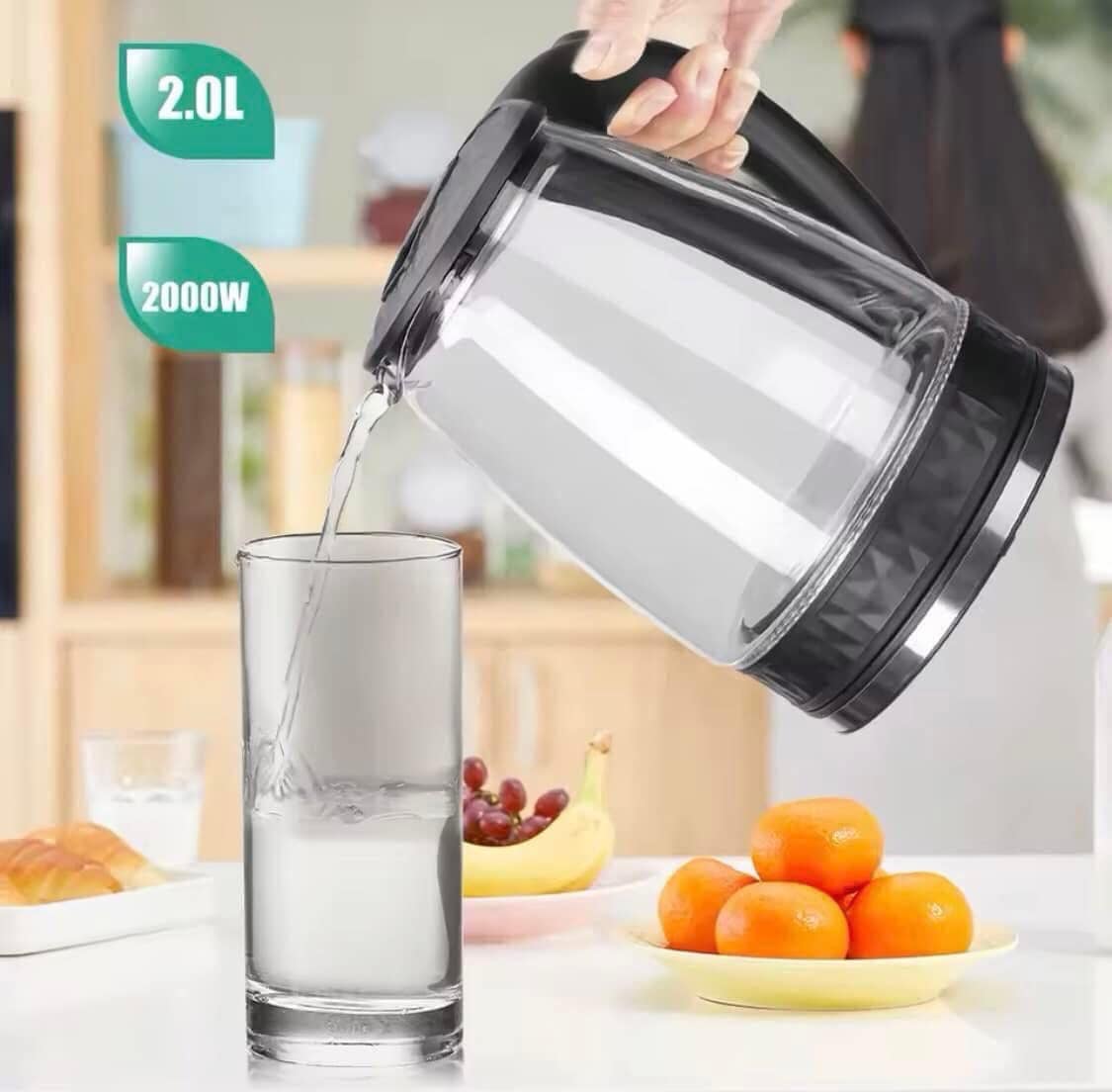 Picture of Bajaj AE1818 Automatically Turns Off and Automatic Over Heat Protection Electric Kettle - 2 Liter Bajaj Plus High Quality Electric Kettle AE- 1818 (2.0 LTR) Multicolor