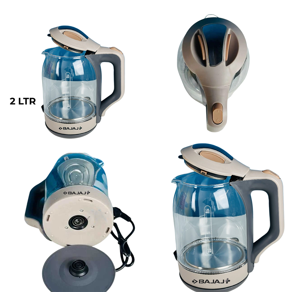 Picture of Bajaj AE1818 Automatically Turns Off and Automatic Over Heat Protection Electric Kettle - 2 Liter Bajaj Plus High Quality Electric Kettle AE- 1818 (2.0 LTR) Multicolor