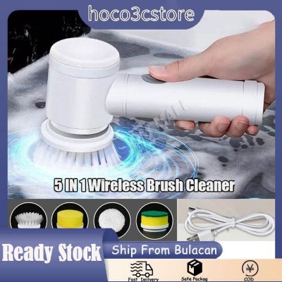 Picture of Electric Cleaning Brush 5 in 1 Magic Brush (FH:172) : Wash Basin/Sink/Wash Basin/Bath & Shower White