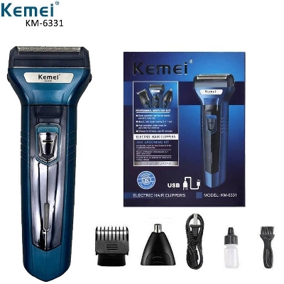 Picture of Kemei KM-6330 3 in 1 Hair Clipper Grooming kit Trimmer and Shaver for men 