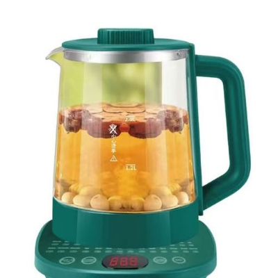 Picture of Jaipan Electric Kettle Glass Kettle,Glass electric kettle Multifunctional High Borosilicate Glass Health Pot Electric Kettle Electric Teapot Quick Cooking Heat Preservation Function 304 Stainless Steel 2L Multicolor