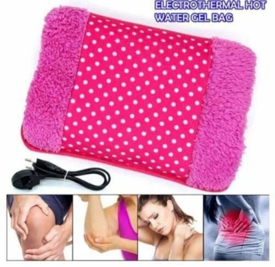 Picture of Electric Hot Water Bag / Heat Pillow and Pain Remover By Shop Exclusive - Multicolour - hot water bag Brown