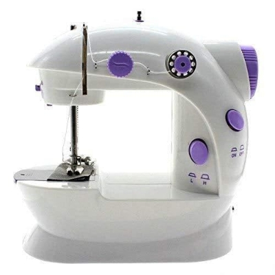 Picture of Top-Tier Option - Mini sewing machine-dual speed portable mini electrical paddle - Highly Durable - Effortless Usage White