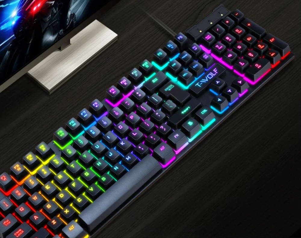 Picture of Gaming keyboard with LED backlight Black