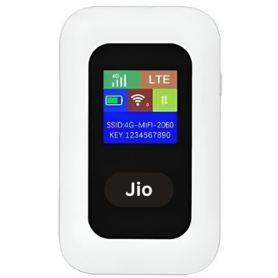 Picture of Emami ji High quality Exclusive Version Advanced Mobile Wi-Fi Hotspot Pocket Router With Digital Display White