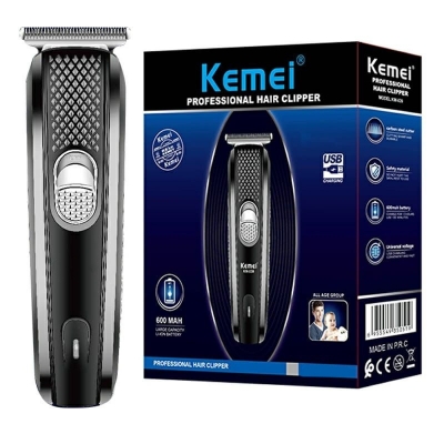 Picture of Professional Kemei KM 039 Hair Trimmer Powerful Cordless Hair Clipper For Men Stainless Steel 