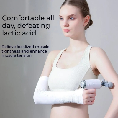 Picture of Full Body Massager Machine For Pain Relief, Electric Body massager Gun For Foot 3-Head Fascia Gun 9-Head Interchangeable Body Massager Deep Hitting Muscle Relaxation Shoulder, Waist and Back Massager Built-in battery 1000mah-1200mah inclusive Multicolor