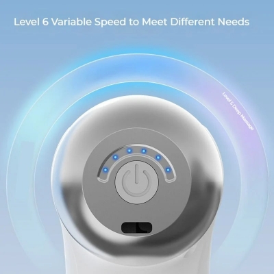 Picture of Full Body Massager Machine For Pain Relief, Electric Body massager Gun For Foot 3-Head Fascia Gun 9-Head Interchangeable Body Massager Deep Hitting Muscle Relaxation Shoulder, Waist and Back Massager Built-in battery 1000mah-1200mah inclusive Multicolor