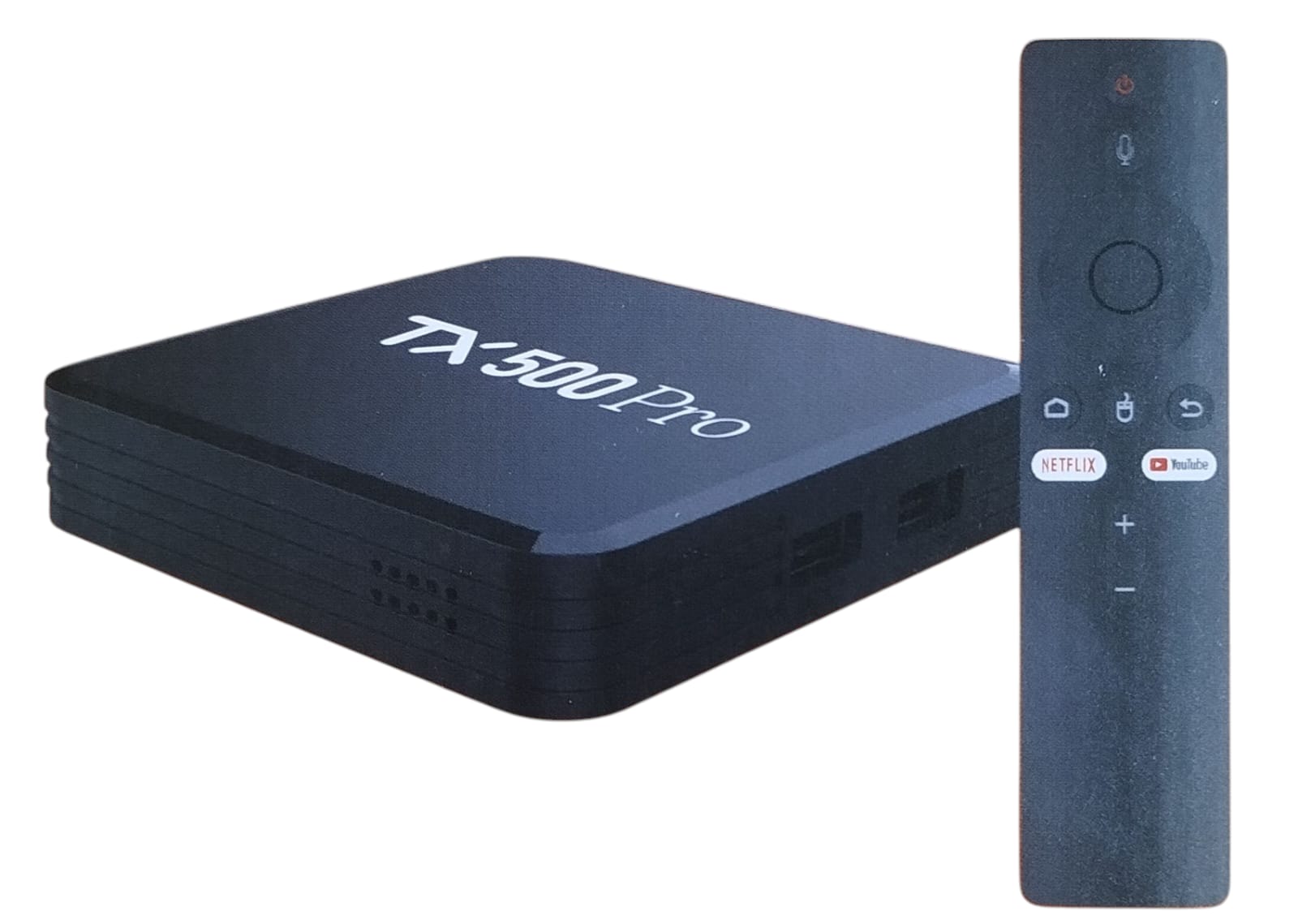 Picture of Android Tv box TX500 Pro 14k ULTRA HD 16GB ram 256 GB Storage Android 16 Available with wifi or bluetooth without display Android TV 24 Black