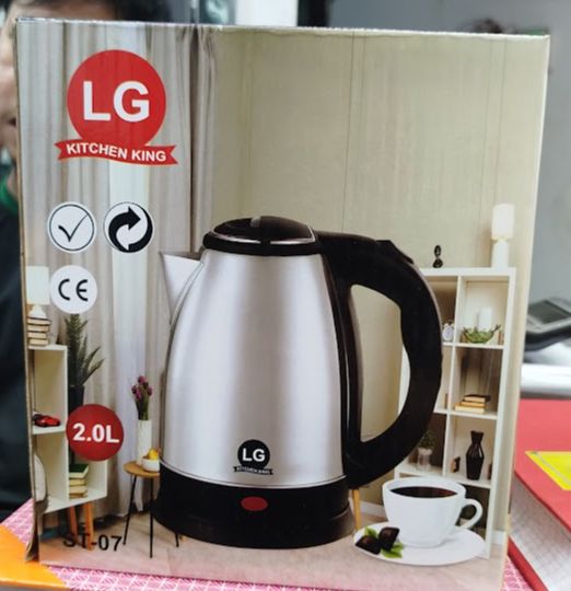 Picture of LG Blue Berry Electric Kettle 2.0L Triple Safety Protection Multicolor
