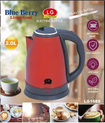 Picture of LG Blue Berry Electric Kettle 2.0L Triple Safety Protection Multicolor
