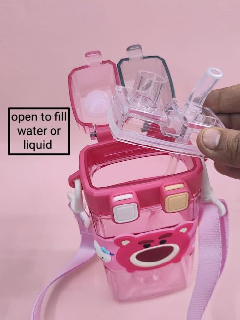 Picture of kids water Sipper (1 pcs) Water Sipper For Girls Water Bottle BPA-Free, Leak-Proof, and Easy to Clean School and Outdoor for Kids Girls & Boys Birthday Return Gifts Colour Multicolor Capacity 800 Milliliters Multicolor