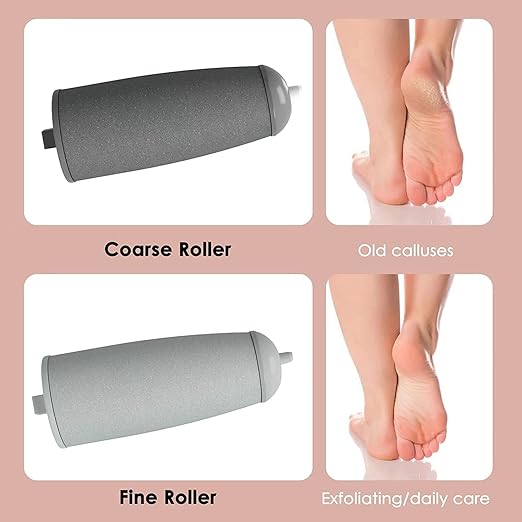 Picture of Electric Foot Callus Remover Foot Dead Skin Remover Rechargeable Foot Scrubber Grinder Professional Pedicure Tools Feet Care 