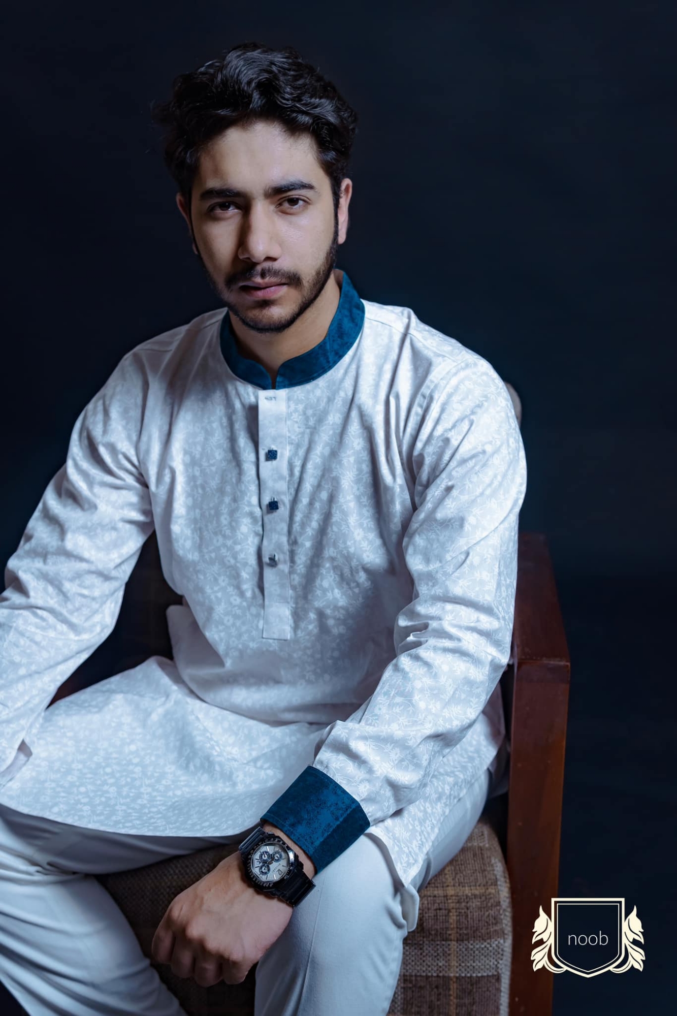 Picture of Noob Emame Premium Soft Cotton Exclusive Design New Panjabi. Stylish and Trendy Panjabi for Men. White