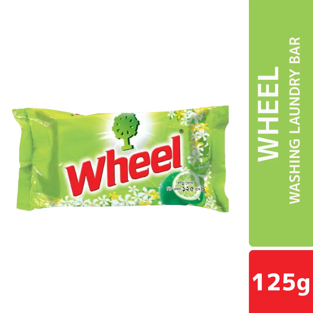 Picture of Wheel Washing Laundry Bar 125g (Bundle of 4)