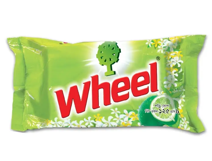 Picture of Wheel Washing Laundry Bar 125g (Bundle of 4)