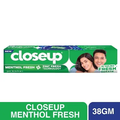 Picture of Closeup Toothpaste Menthol Fresh 38g (Bundle of 3)