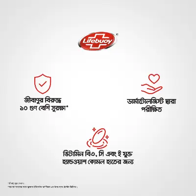 Picture of Lifebuoy Skin Cleansing Soap Bar Total 90g (Bundle of 2)