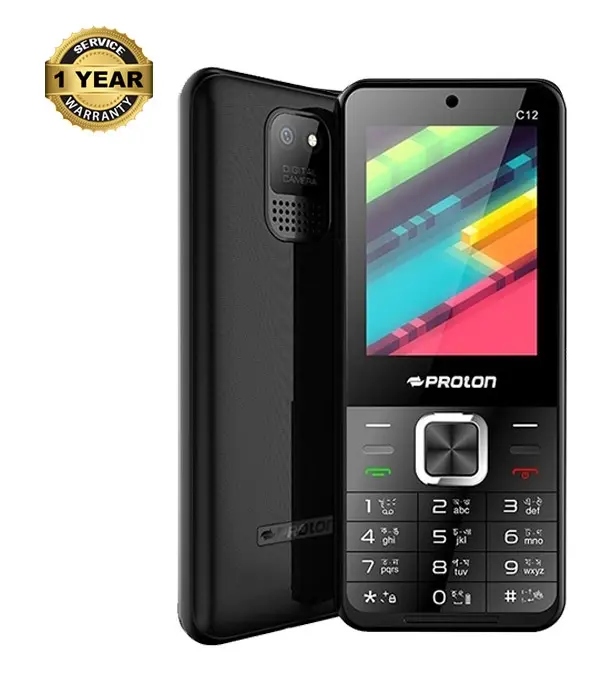 Picture of Proton C12 Feature Phone Black 