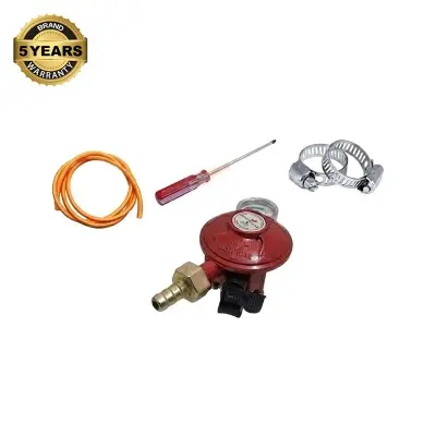 Picture of LPG Gas Safety Sensor Regulator with Double Stove Standard Size 1 Year Replacement Warranty Family Package by Superstar