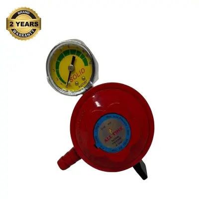 Picture of LPG Gas Safety Regulator with Meter and 6 Feet Pipe – Hot Package – Kitchen Cylinder Regulator 22mm – All Time