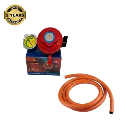 Picture of LG Single Gas Stove Combo 1 Burner with Gas Safety Regulator Auto Leak Shutoff 1 Year Warranty Best Price Package All Time