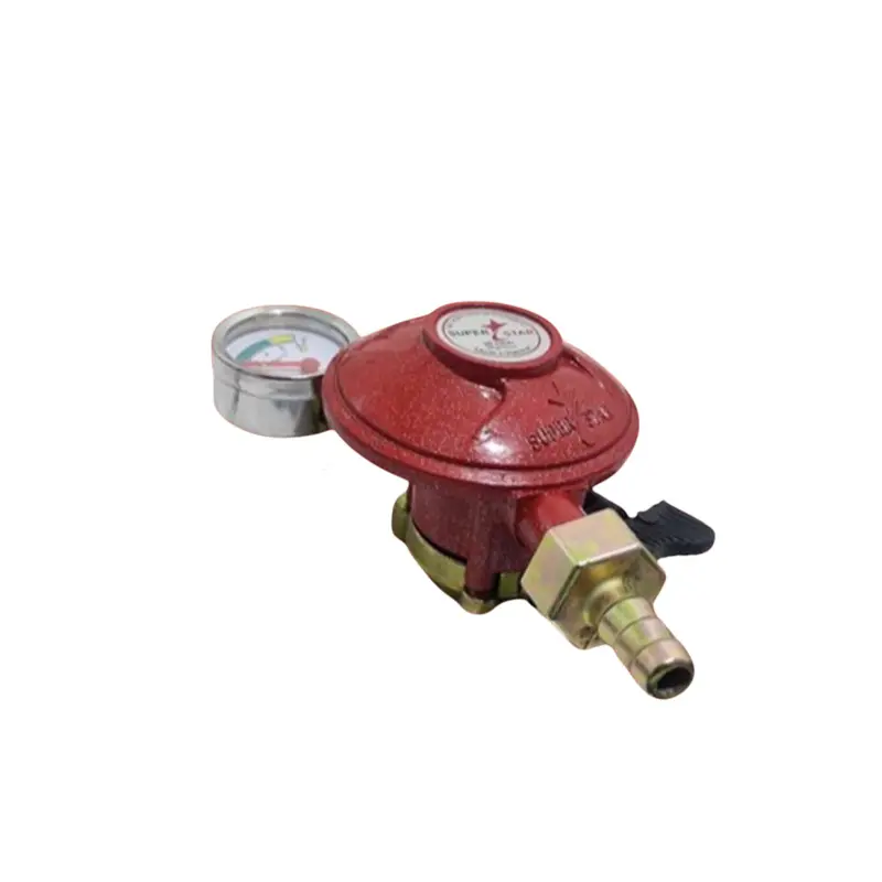 Picture of LPG Gas Safety Sensor Regulator with Double Stove Standard Size 1 Year Replacement Warranty Family Package by Superstar