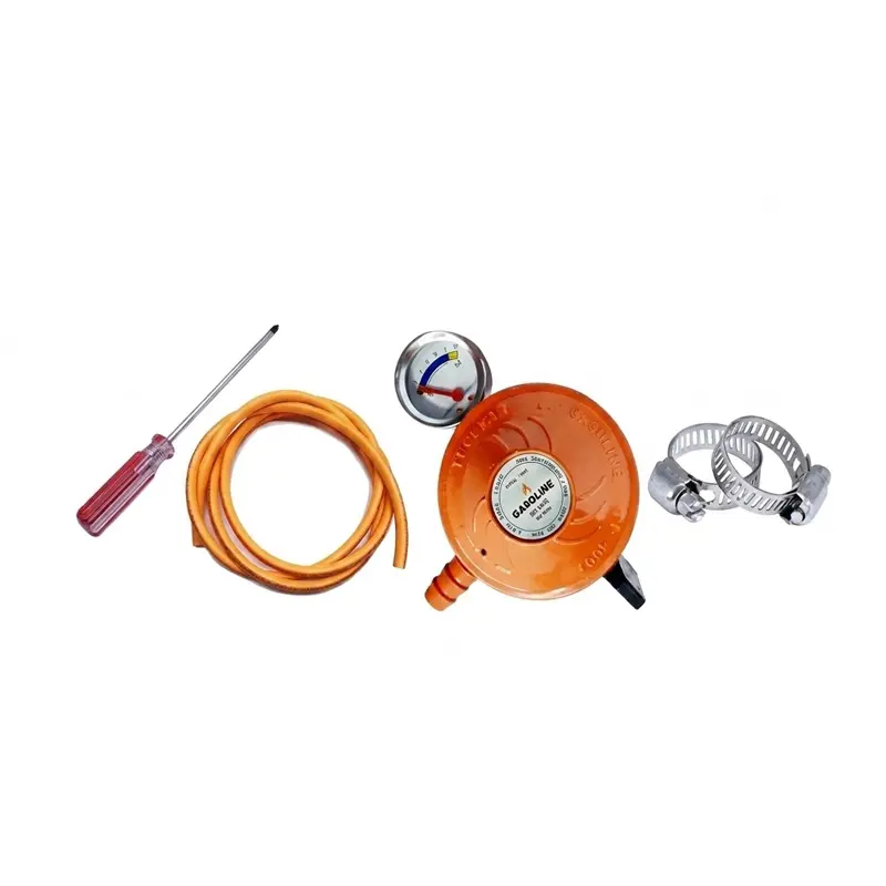 Picture of Family Package – 22mm Gas Regulator Combo with Meter & Dual Burner Stove (Includes All Accessories) – Gasoline