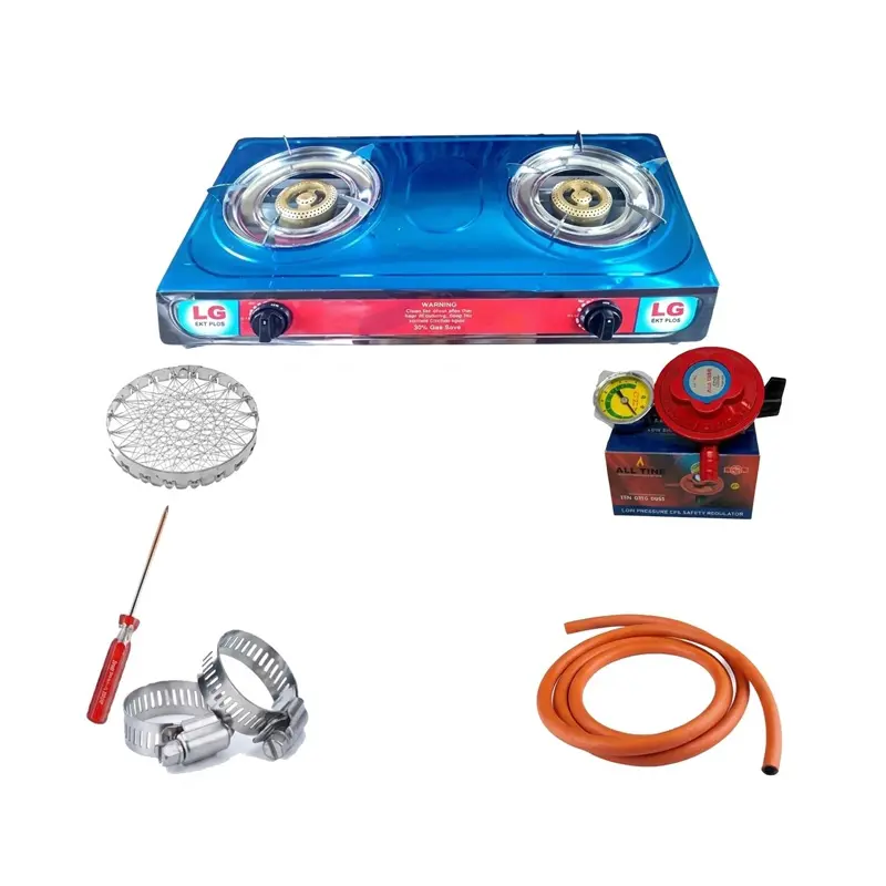 Picture of LPG Gas Safety Regulator with Meter and 6 Feet Pipe – Hot Package – Kitchen Cylinder Regulator 22mm – All Time