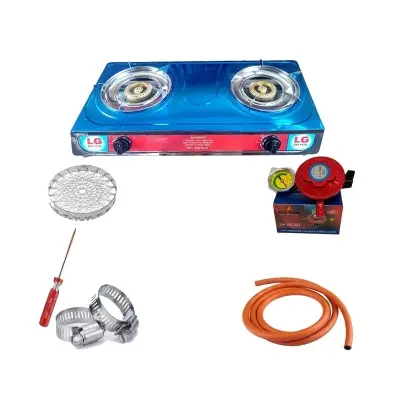 Picture of LPG Gas Safety Regulator with Meter and 6 Feet Pipe – Hot Package – Kitchen Cylinder Regulator 22mm – All Time