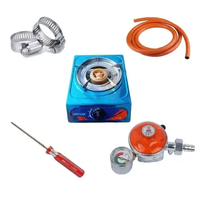 Picture of LPG Gas Regulator 22mm with Leak and Level Indicator Excess Flow Cut Off for Home Use by RFL