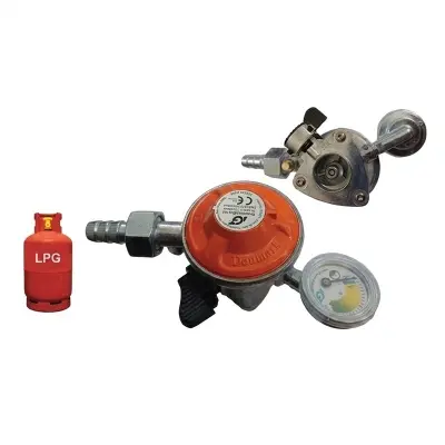 Picture of High-Quality Gas Stove Safety Regulator with LPG Protection 22mm/20mm by IGT - Home Appliance Parts