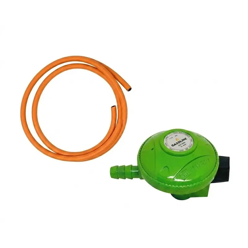 Picture of LPG Gas Regulator Low Pressure for Cylinder 6 Feet Safety Pipe Without Meter Made in Malaysia Gasoline