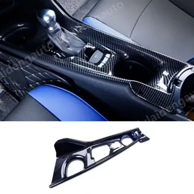 Picture of Rifoda for C-HR ABS Carbon Fiber Accessories Center Console Gear Shift Panel Cover Fit for Toyota CHR 2018 2019 2020 2021 2022 Gear Shift Knob Trim Interior Decoration(Carbon Fiber)