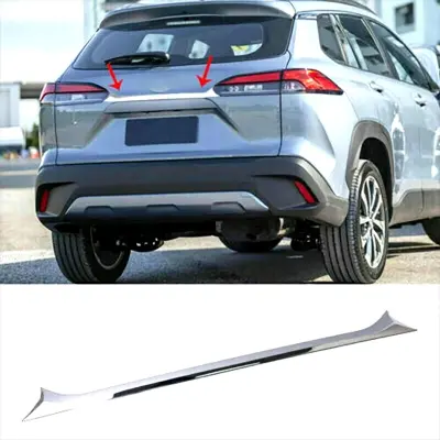 Picture of Chrome Rear Door Trunk Lid Tailgate Strip Trim For Toyota Corolla Cross 2022-23