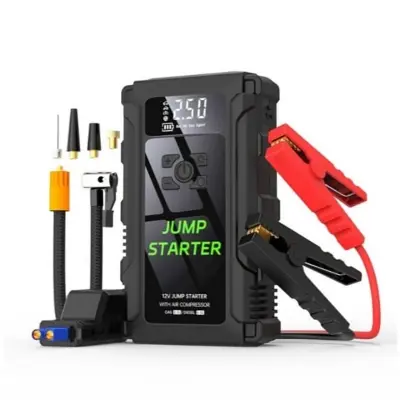 Picture of KRF VIP Car Jump Starter with Built-in Tire Inflator – All-in-One Emergency Power & Air Solution for Vehicles